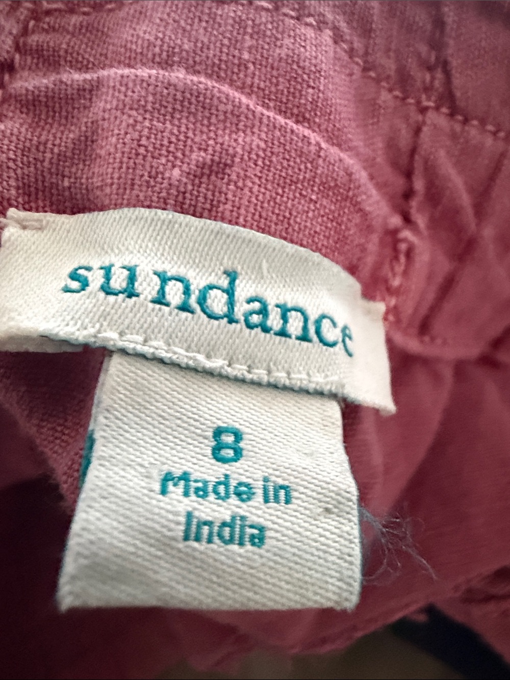 Sundance Rivera Utility Pants Linen Cotton Blend Button Fly Boho Size 8 - Picture 4 of 5